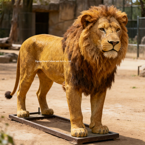 Kích thước cuộc sống sư tử mô phỏng cao Mô hình động vật hoạt hình thực tế cho công viên Chủ Đề Safari vườn thú Vương quốc-trang trí theo chủ đề - Product Image 5