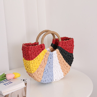 Sac en raphia de Madagascar tissé artisanal en édition limitée, taille complète, option de logo personnalisé