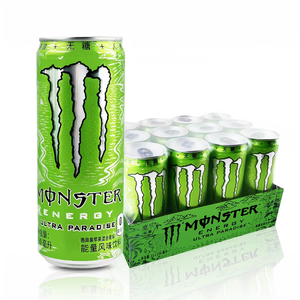 Boisson énergisante <span class=keywords><strong>Monster</strong></span> Ultra Paradise sans sucre, saveur kiwi-pomme, canette de 330 ml pour les importateurs de boissons asiatiques - Product Image 1
