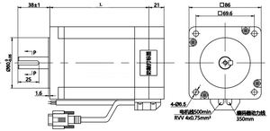 มอเตอร์เซอร์โวไฮบริด NEMA 34 รุ่น <span class=keywords><strong>86HSE4N</strong></span>-<span class=keywords><strong>BC38</strong></span> มอเตอร์สเต็ปปิ้งแบบวงปิด 4NM ราคาดี - Product Image 6