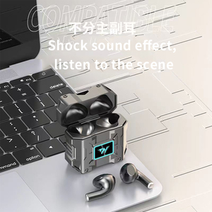 金属ワイヤレス <span class=keywords><strong>Bluetooth</strong></span> イヤホンイヤホンゲーミングイヤフォン低音サラウンドサウンドワイヤレスヘッドフォンイヤフォンドロップシッピング - Product Image 6
