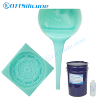 Caoutchouc de silicone de moule souple pour la fabrication de moules en béton caoutchouc de silicone rtv-2 liquide