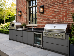 <span class=keywords><strong>Cucina</strong></span> per barbecue e Grill all'aperto di lusso per ville Forno elettrico integrato su misura e griglia <span class=keywords><strong>in</strong></span> acciaio inossidabile - Product Image 1