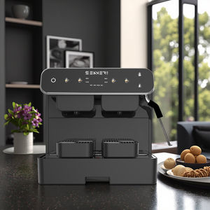Máquina de cápsulas eléctrica semicomercial 4 en 1, <span class=keywords><strong>cafetera</strong></span> comercial con Control de temperatura inteligente para uso doméstico y hotelero - Product Image 2