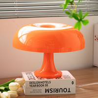 Lampe de table sans fil rechargeable en forme de champignon, 3 couleurs, gradation progressive, veilleuse décorative pour chambre, maison d'hôtes, bureau