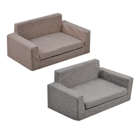 Cama Ortopédica de Lujo para Perros Petopia, Hecha a Mano con Espuma Viscoelástica, con Forro de Lino y Fibra, Desmontable y Lavable