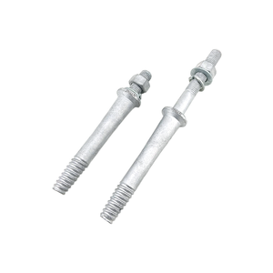 Hot-Dip mạ kẽm Pin thép cách điện trên không dòng sắt phụ kiện sửa chữa Phần cứng cho sứ chai - Product Image 3