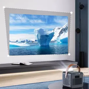 2024 tốt nhất LED proyector mini xách tay điều khiển từ xa LCD Movie portaflix video chiếu