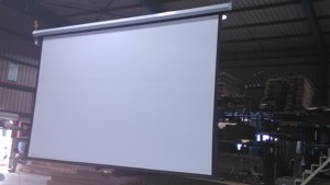 <span class=keywords><strong>Venta</strong></span> directa de fábrica de tamaño más grande de 300 pulgadas tab-tensión pantalla de proyección motorizada para el cine hotel - Product Image 2