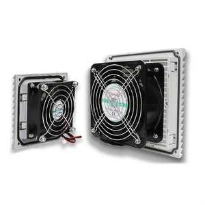 Ensemble de filtres de ventilation à flux axial Demar Industrial Cabinet FK6623, ventilateur de refroidissement silencieux 220V, grille de protection en maille intégrée - Product Image 2
