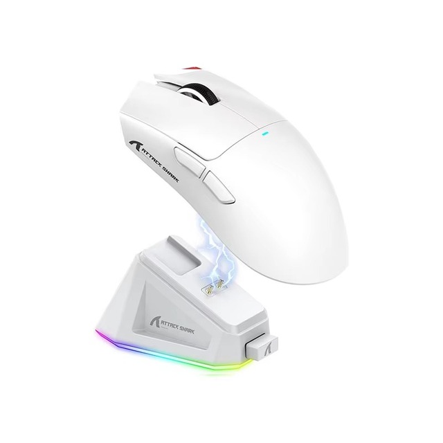 ATTACK SHARK X11 Lightweight Wireless Gaming Mouse with RGB Charging Dock Tri-Mode-Alibaba Online Shopping for Pro Gamer