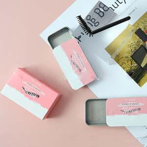 Gel pour les <span class=keywords><strong>sourcils</strong></span> de longue durée imperméable à l'eau de marque privée pommade de réglage claire savon de coiffage fixe gel <span class=keywords><strong>cire</strong></span> pour <span class=keywords><strong>sourcils</strong></span> rose végétalien - Product Image 1