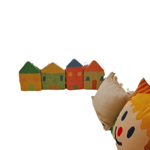 Sac de lit douillet en coton de style nordique pour chambre de bébé, décoration intérieure, anti-choc, avec motif de dessin animé brodé, couette en coton PP - Product Image 1