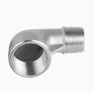 Carp Journey Factory Coude fileté mâle-femelle en acier inoxydable, réduction 90°, classe 150, surface traitée par trempage et passivation - Product Image 6