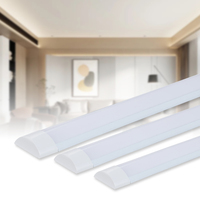 18/24/36/48W Aluminium Slim LED Luminaires linéaires à latte pour utilisation dans les supermarchés LED purification lumière linéaire