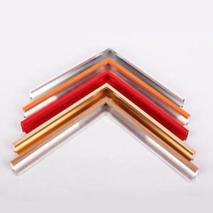 Cao cấp hiện đại mờ đánh bóng bàn chải hợp kim Hồ sơ hình ảnh hình ảnh kính gương Anodized nhôm khung gương cho trang trí - Product Image 5