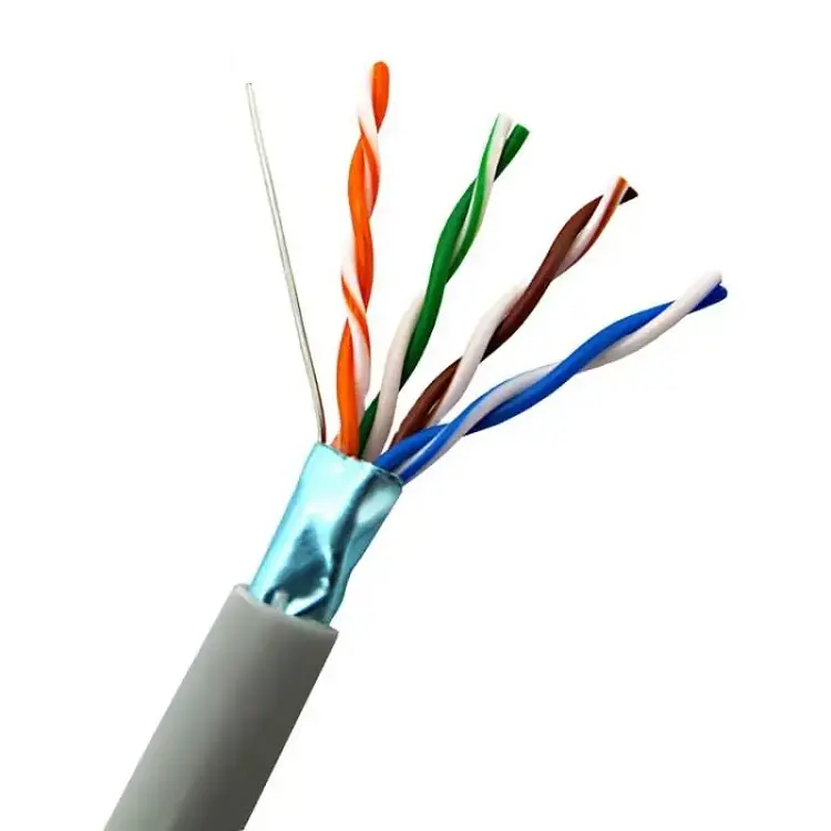 גבוהה באיכות 24AWG UTP SFTP FTP CAT5 CAT5E מקורה Ethernet רשת כבלי תקשורת