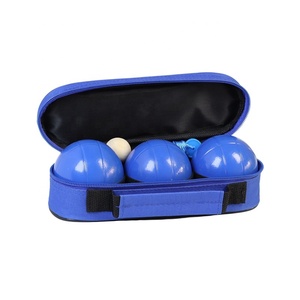 ZQURE Juego de <span class=keywords><strong>Bochas</strong></span> de Petanca de Alta Calidad con 3 Bolas Recubiertas de Azul para Juego al Aire Libre - Product Image 4