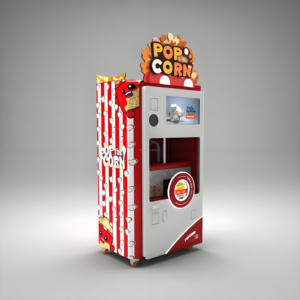 Movie Maker Máquinas comerciales Vending Self Makers Popper Corn Price Theatre Shopping Coin Popcorn Making Machine - Product Image 1