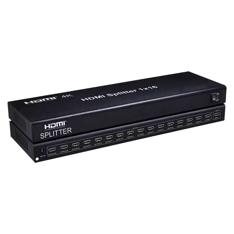 Full HD 4K HDR 1×16 HDMI professioneller Vertriebspartner HDMI Splitter 4K 30hz Hdmi Splitter für DVD PS3 Xbox mit Power