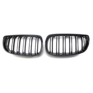 BAZIT Gloss <span class=keywords><strong>Noir</strong></span> Fibre De Carbone Look M Look Grille De Pare-chocs Avant pour BMW 3S <span class=keywords><strong>E92</strong></span> E93 Double Ligne Grille Avant 2006-2009 - Product Image 1