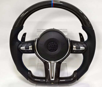 Volant de voiture en cuir, LED, fibre de carbone, M Sport, amélioration pour BMW E70 X5 E71 X6 E90 E91 E92 E93 E89 Z4 E81 E82 E87 E88