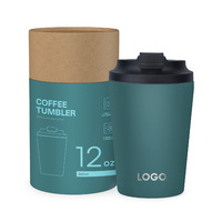 Tasse à café extérieure en acier inoxydable à sublimation de 12oz Tasse de voyage Tasse à boire à isolation sous vide à double paroi