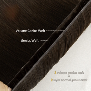 Lesshine Châu Âu thực Ấn Độ khối lượng Thiên Tài wefts Remy Nga phần mở rộng tóc con người nhà cung cấp (màu sắc ánh sáng) - Product Image 4