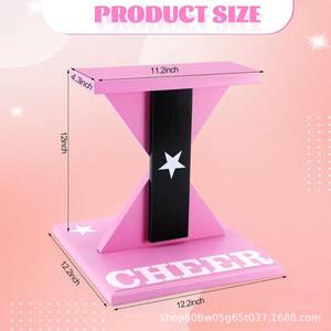 Tabla de Equilibrio de Madera para Yoga y Cheerleading, para Niños y Adultos, Acabado Barnizado Resistente con Diseño de Estrella - Product Image 5