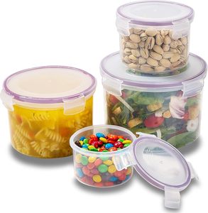 2025 xu hướng dùng một lần microwavable nhựa tái sử dụng <span class=keywords><strong>Stackable</strong></span> 0-1l công suất dễ dàng làm sạch thực phẩm lưu trữ container ăn trưa Box <span class=keywords><strong>Set</strong></span> - Product Image 1