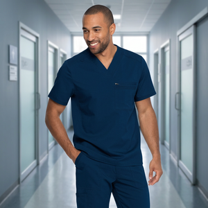 Meilleures ventes, meilleurs prix, ensembles de blouses médicales en toile extensible personnalisables et tendance, unisexes, pour usage hospitalier - Product Image 3