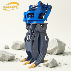 Грейфер для экскаватора HOPE с гидравлическим поворотом для легкой обработки бревен и древесных материалов - Product Image 4