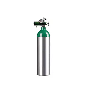 Dot Tped Materiaal Aluminium Cilinders Zuurstof/Co2 Gascilinder