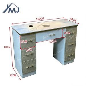 เฟอร์นิเจอร์ร้านทำเล็บสั่งทำจากโรงงาน โต๊ะทำเล็บ MDF สถานีทำเล็บ โต๊ะทำเล็บมือ - Product Image 5