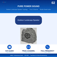 Speaker Taman Luar Ruangan HKNC S-604 30W 70V 100V Tahan Air
