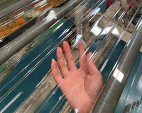 Panneaux d'éclairage naturel en polycarbonate ondulé trapézoïdal personnalisé Tuile de toiture en plastique transparent pour serre plusieurs modèles