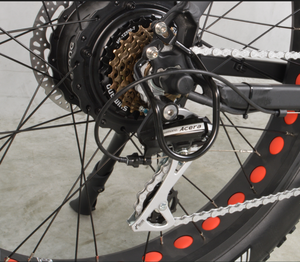 2024 ออกแบบใหม่ซ่อนแบตเตอรี่ไขมันไฟฟ้าจักรยาน/ 48V500w ไฟฟ้าจักรยานไขมัน/ Big Power ไฟฟ้าจักรยานไฮบริด - Product Image 5