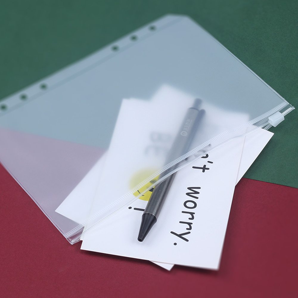 Сумка Joytop A6 A7 из ПВХ на молнии, сумка для карт, наличных, конвертов, аксессуары для бюджетной папки