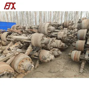 Thứ Hai Tay Chất Lượng Cao Đức Phong Cách Bpw Trục Sử Dụng Trailer Axlestrailer Phía Sau Xoắn Trục Xe Tải Drivetrain & Trục