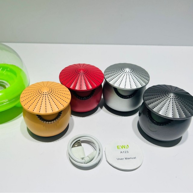 A123 Mini Metal BT Speaker Heavy Bass Portable Outdoor Car Waterproof Loud Volume Subwoofer