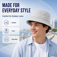 Sombrero de Cubo para Festivales y Conciertos al por Mayor con Logotipo Personalizado, Secado Rápido, Protección Solar UPF 50, Gorra para Eventos Musicales al Aire Libre, OEM ODM