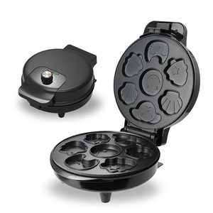 Cartoon Cake <b>Maker</b> 8 Pieces Double-Sided Heating Electric Griddle For Kids Baking Cookies And <b>Bread</b> - Product Image 3