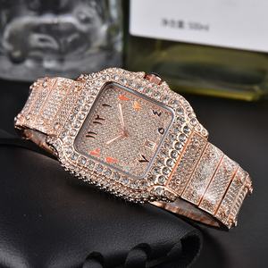 2026新作売れ筋高品質メンズクォーツ時計デザイナーファッショントレンドメンズダイヤモンドセットウォッチ - Product Image 4