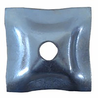 Matériau en acier de rondelle de nervure plate de coffrage XY avec la rondelle de nervure plate de finition de zinc avec des spécifications de diamètre