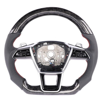Volant en carbone forgé par le fabricant avec revêtement en daim pour Audi A6 C7 A3 A4 B8 A5 8V 8P A7 S3 S5