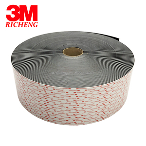 <span class=keywords><strong>3M</strong></span> SJ3551 Bande auto-agrippante réutilisable noire, <span class=keywords><strong>adhésif</strong></span> acrylique double face, en vinyle, bande en caoutchouc double verrouillage - Product Image 4