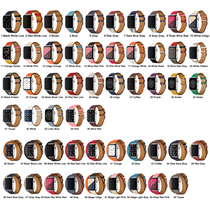 Ivanhoe dây da chính hãng cho Apple Watch Band 42 46 49 41 45 40 44mm cho iWatch Series 10 9 8 7 6 SE 5 4 Ultra <span class=keywords><strong>2</strong></span> Vòng đeo tay - Product Image 2