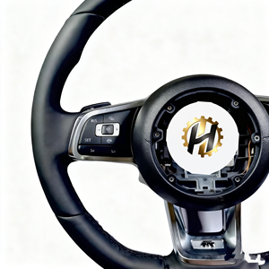 Volant sport en cuir et fibre de carbone HZ personnalisé pour <span class=keywords><strong>BMW</strong></span> M3 M5 Série 3 Série 5 F10 F20 F30 F31 F32 - Product Image 4