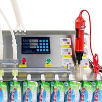 Nouvelle Remplisseuse de Liquides Semi-Automatique à 6 Têtes avec Pompe à Diaphragme 3,5 L, Prix Usine pour Emballage en Sachet à Bec Verseur 2026