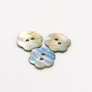 재고 도매 불규칙한 모양의 타원형 스퀘어 하트 꽃 별 천연 쉘 버튼 셔츠 - Product Image 2